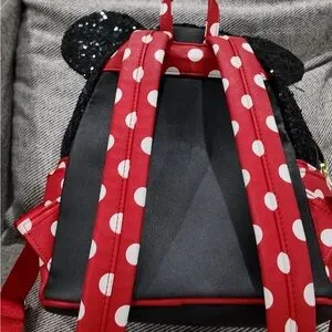 Disney | Bags | Disney Red And Black Minnie Mouse Loungefly 